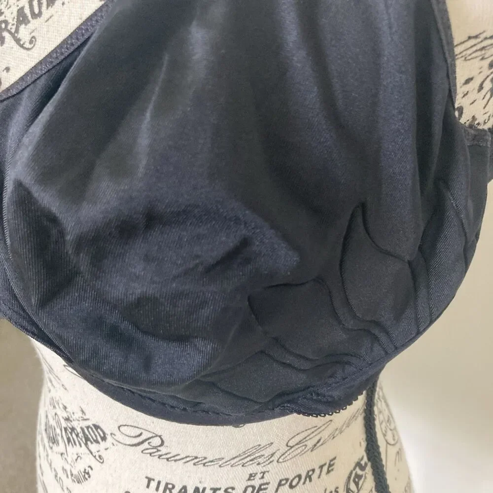 Bali Live It Up Full-Figure Seamless Underwire Bra 3353 Black Sz 40DD